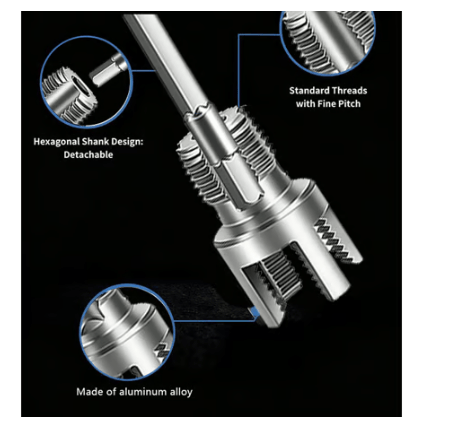 đ„Pipe Tapping and Threading Tool | Dual-Specification Compatible