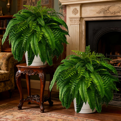 🔥 $9.97 On Sale Only Today 🌱 UV Resistant Ferns Artificial Plants Large for Planters, Office & Home Decor, Outdoor & Indoor