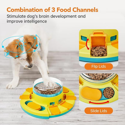 Dog Puzzle Toy Mental Stimulation - Level 2 in 1 Dogs Food Puzzles Toys