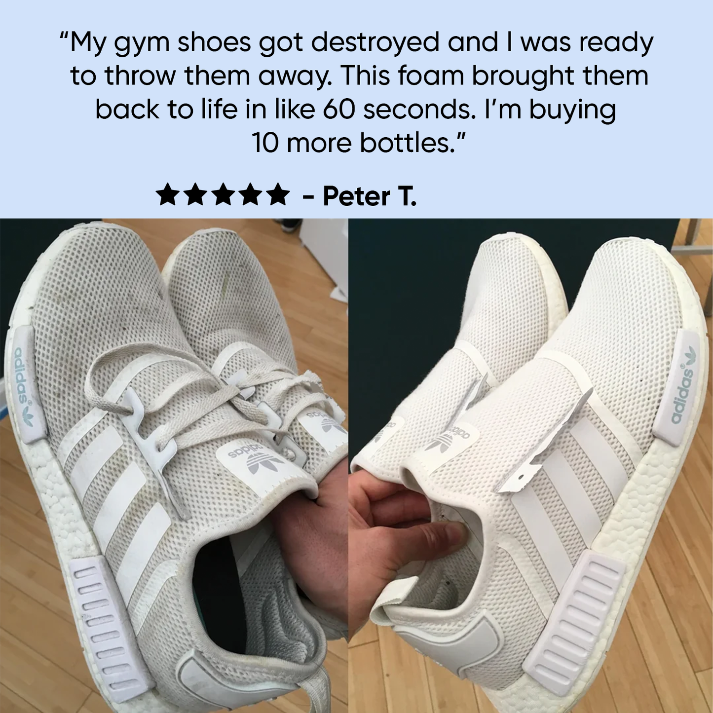 uncloud - water-free foam shoe cleaner